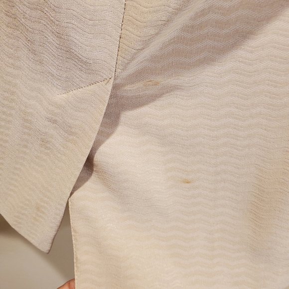 Giorgio Armani Vintage  beige Wool blended midi skirt size 12 - Picture 8 of 12